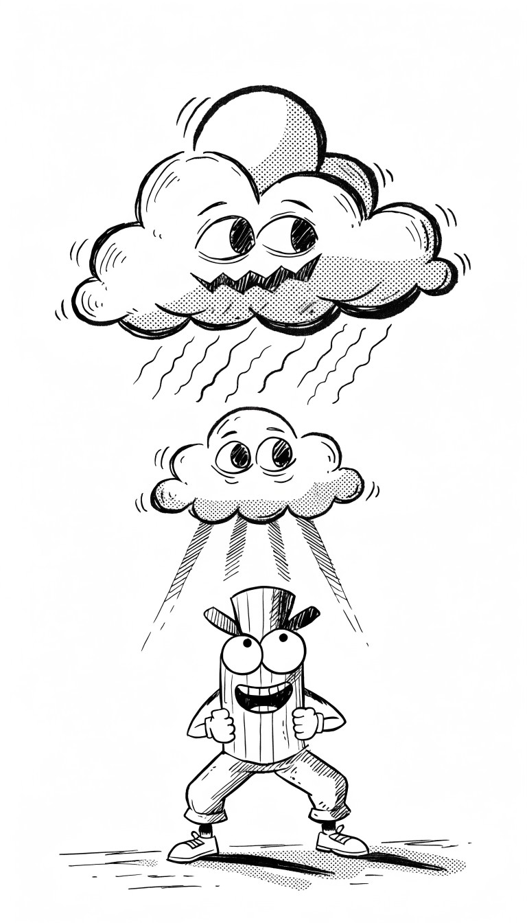 Free Happy Weather Character Image - Cartoon, Weather, Illustration ...