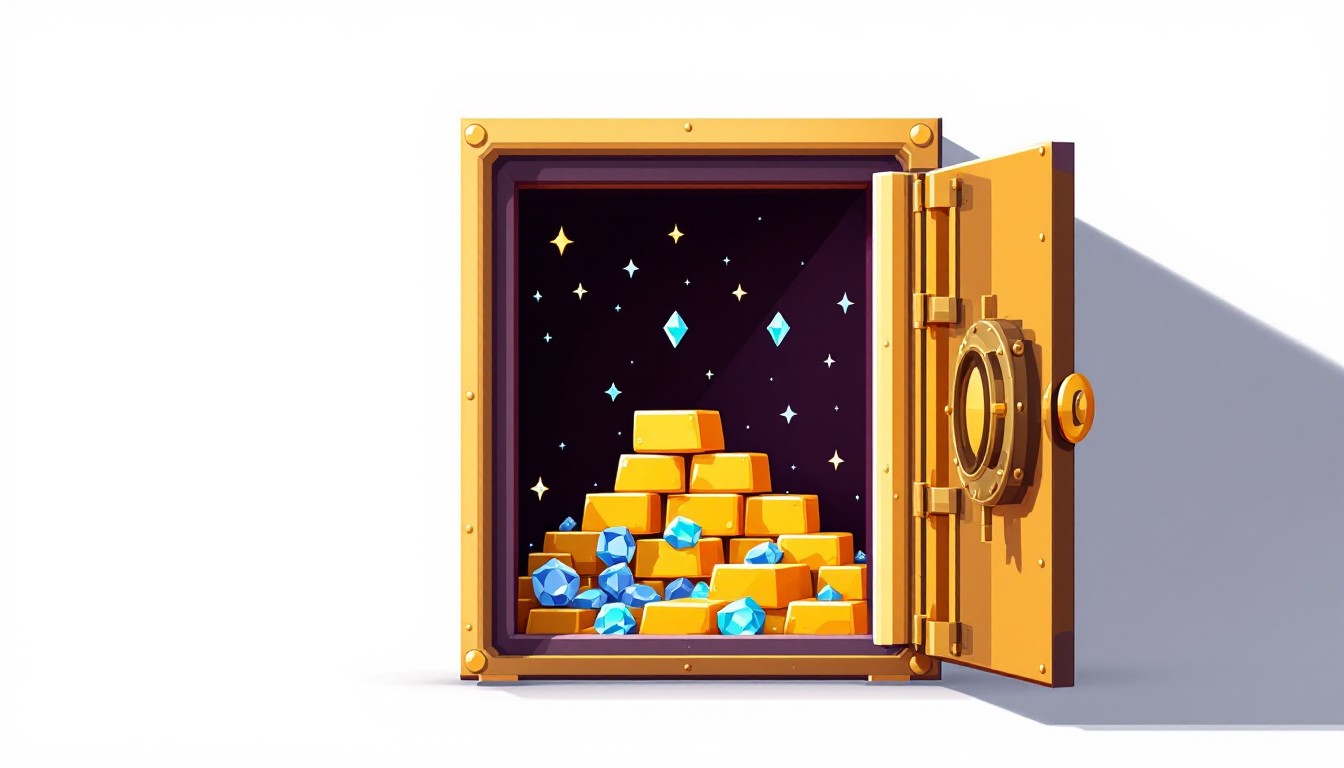 Download Golden Vault Treasure Image - Vault, Treasure, Gold