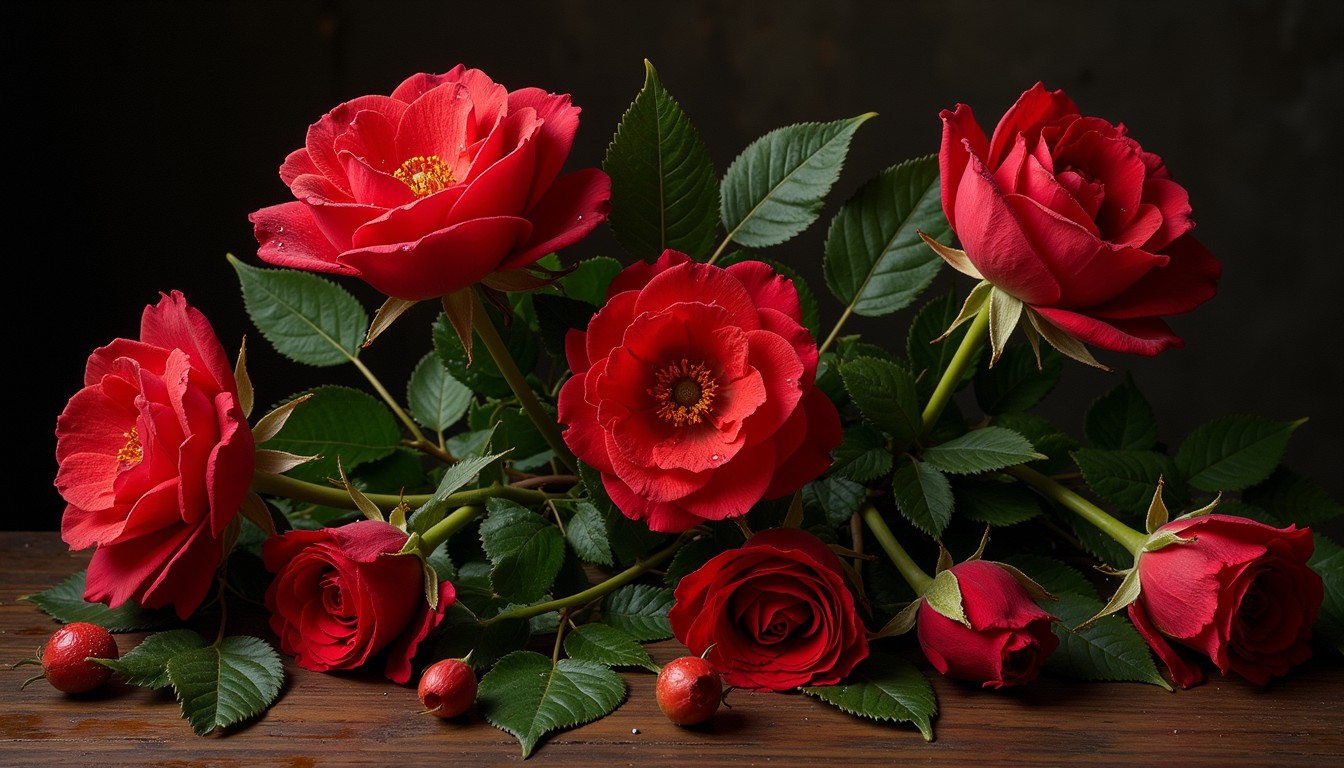 Free Dramatic Red Roses Image - Roses, Red, Floral | Download at StockCake