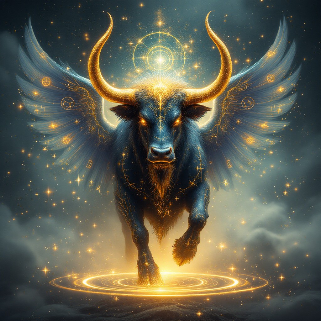 Free Celestial Bull Ascending Photo - Bull, Celestial, Cosmic ...