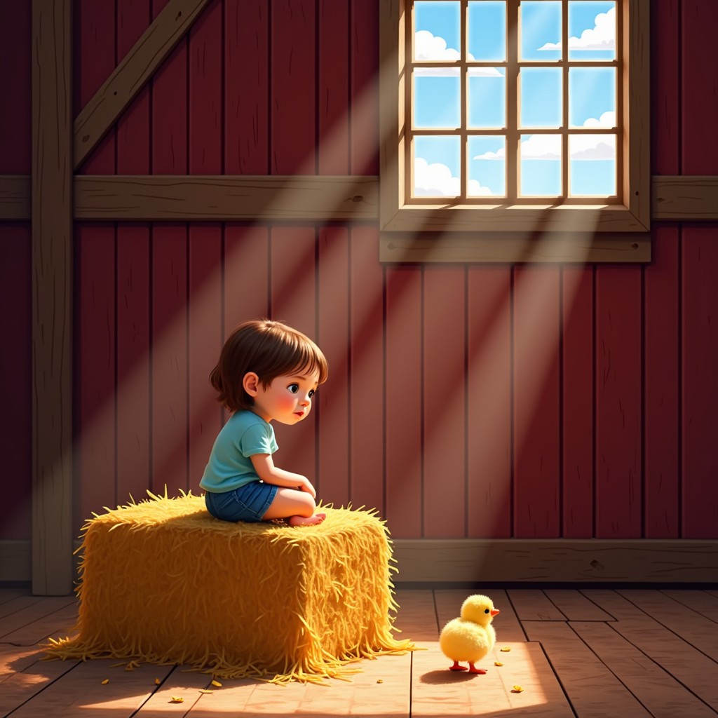 Free Barn sunshine moment Image - Barn, Child, Sunbeams | Download at ...