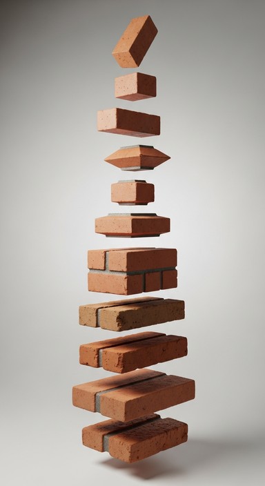 Free Floating Brick Tower Image - Bricks, Architecture, 3d | Download ...