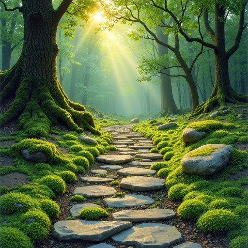 Free Enchanted Forest Path Image - Path, Forest, Moss | Download at ...