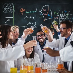 Science Lab Dedication Free Celebrating Scientific Success Image - Scientists, Celebration ...
