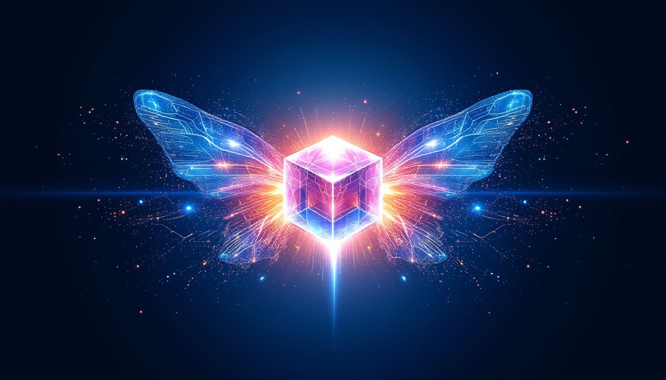 Free Digital Butterfly Cube Image - Butterfly, Crystal, Cube | Download ...