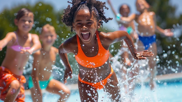 Free Joyful Pool Fun Image - Joy, Summer, Pool | Download at StockCake