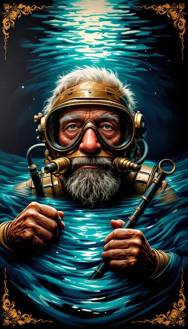 Free Deep Sea Explorer Image - Diver, Underwater, Vintage | Download at ...
