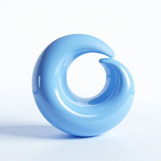 Free Flowing Blue Ring Image - Blue, Spiral, Minimal | Download at ...