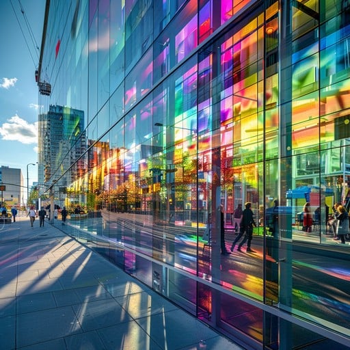 Free Colorful Urban Reflections Image - Colorful, Urban, Reflections ...
