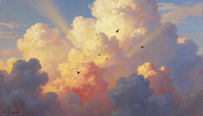Free Radiant Sunset Clouds Image | Download at StockCake