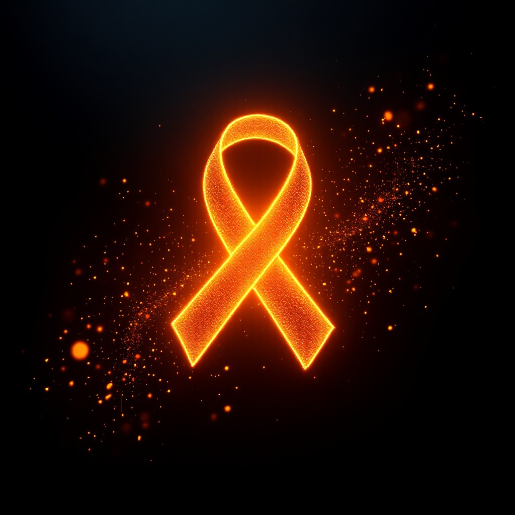 Free Glowing Hope Ribbon Image - Ribbon, Awareness, Neon | Download at ...
