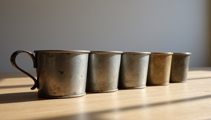 Very Old Rusted Cups Free Forgotten Metal Relics Image - Vintage, Tins, Gothic | Download at ...