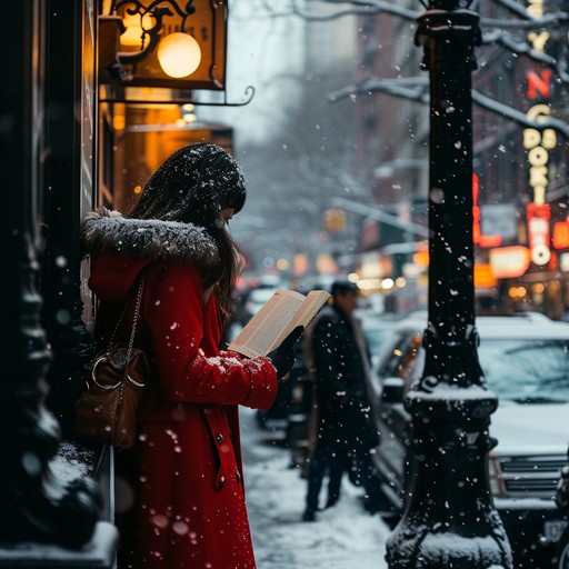 Snow Reading Download Snowy Urban Reading Image - Snow, Reading, Woman | StockCake