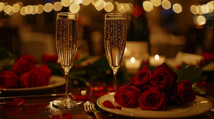 Free Romantic Dinner Toast Image - Romance, Champagne, Roses | Download ...