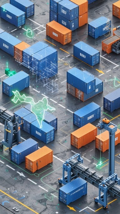 Free Container Logistics Network Photo - Logistics, Containers ...