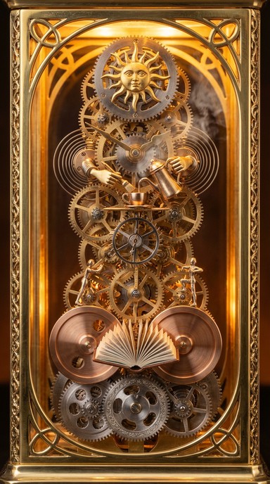 Silver Clockwork Free Clockwork Daily Routine Image - Steampunk, Clockwork, Gears ...