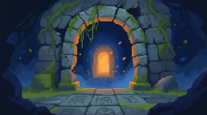 Free Ancient Pixel Portal Image - Archway, Pixel, Dungeon | Download at ...