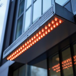 Lit Rooftop Signs Free Lit Marquee Sign Image - Architecture, Evening, Lights | Download ...