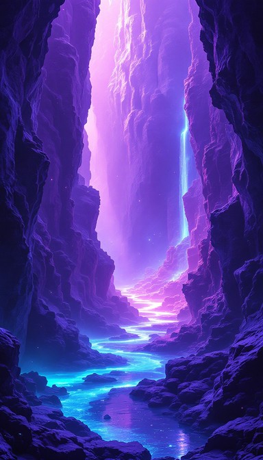 Purple Rocks Chasm Free Mysterious Purple Chasm Image - Canyon, Chasm, Purple | Download ...