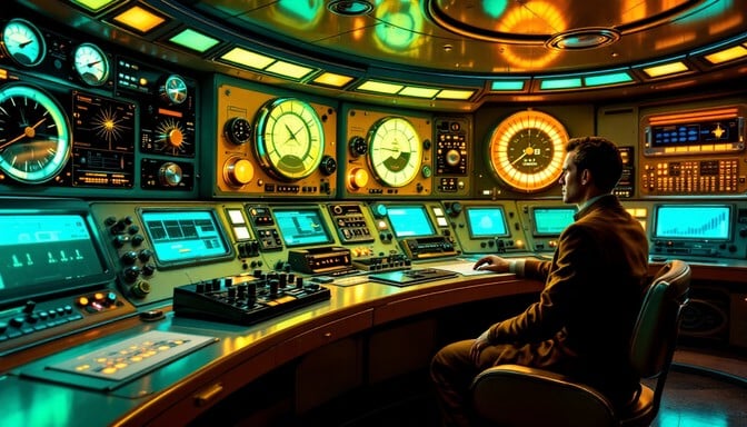 Free Vintage Command Center Image - Control, Console, Vintage ...