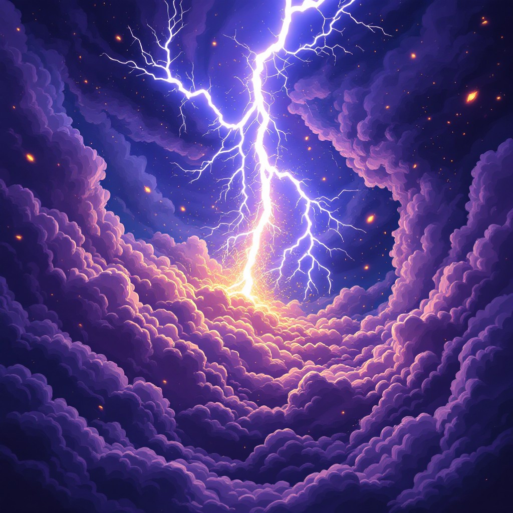 Free Lightning Pierces Storm Image - Lightning, Storm, Thunder ...