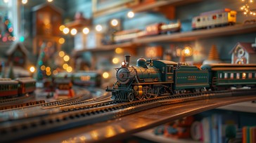 The Train Ride Display Free Vintage train display Image - Train, Vintage, Miniature | Download ...