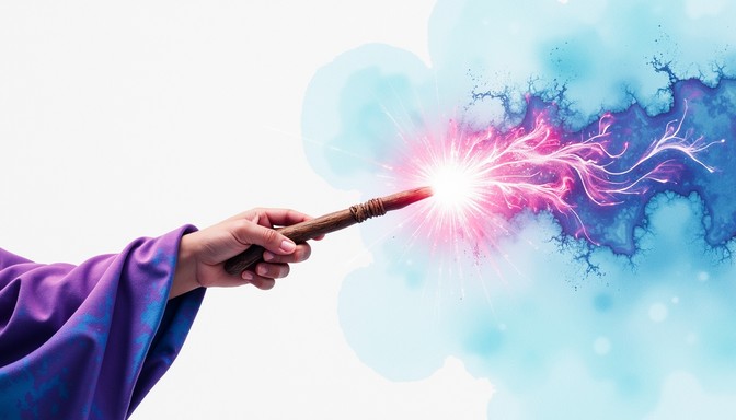 Free Magic Wand Swirl Image - Magic, Mystic, Purple | Download at StockCake