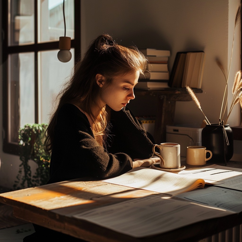 Free Morning Study Session Image - Study, Morning, Woman | Download at ...