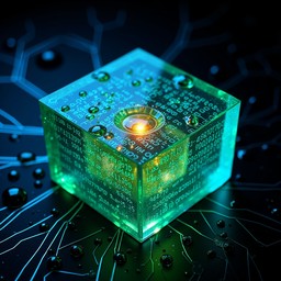 Free Crystalline Encryption Cube Image - Encryption, Crystal ...