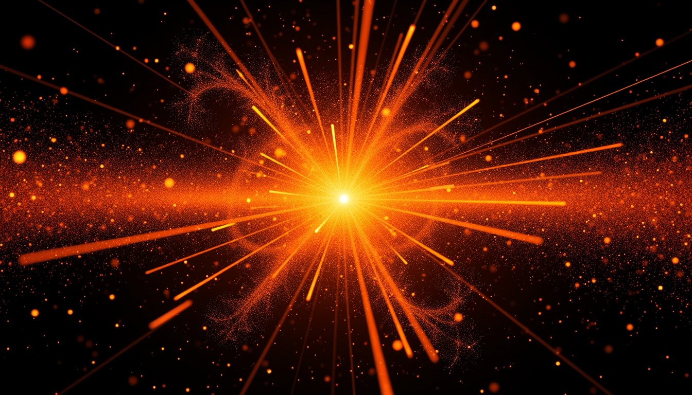 Free Radiant Orange Explosion Image - Explosion, Burst, Orange ...