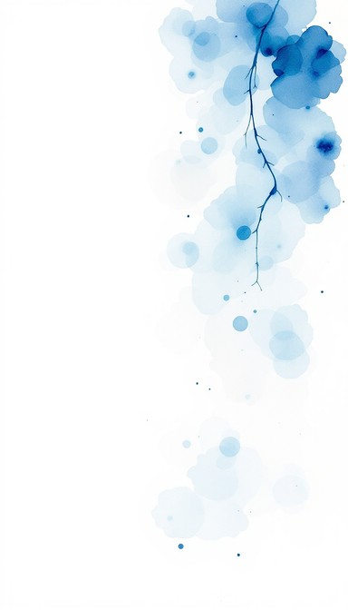 Free Tranquil Blue Mist Image - Watercolor, Minimal, Blue | Download at ...