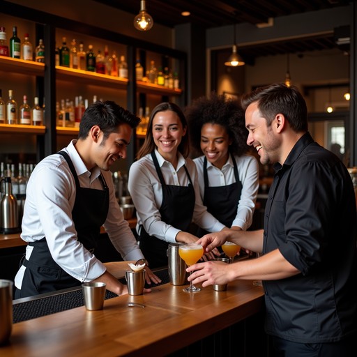 Working Bar Free Behind the bar Photo - Bartenders, Mixologists, Hospitality ...