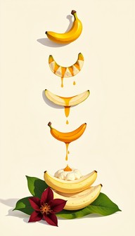Banana Evolution Visual Free Banana's Golden Evolution Image - Banana, Tropical, Yellow ...