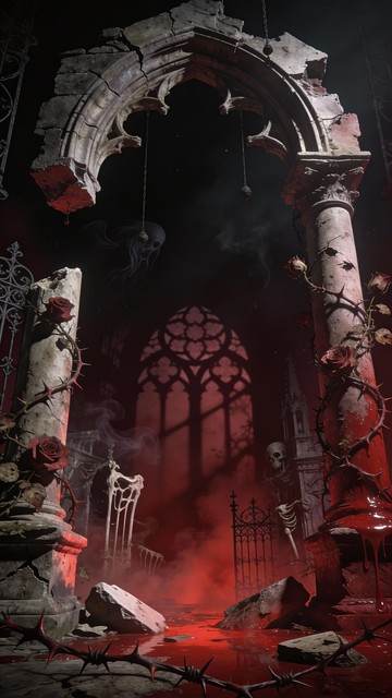 Gothic Injuries Free Crimson Gothic Fracture Image - Gothic, Red, Fracture | Download ...