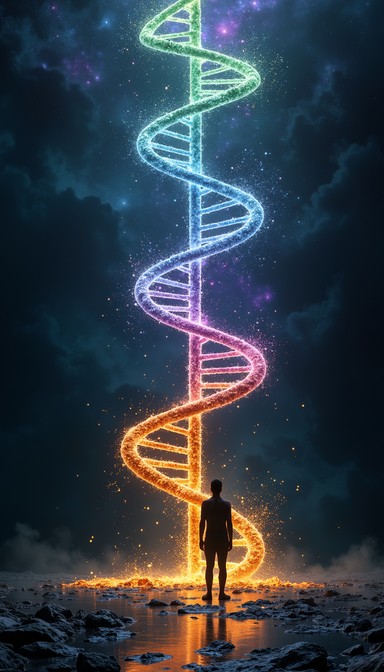 Free Cosmic Human Journey Image - Evolution, Dna, Cosmos | Download at ...