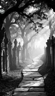 Free Misty Cemetery Path Image - Cemetery, Gothic, Misty | Download at ...