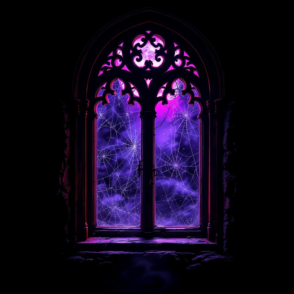 Free Gothic Window Glows Image - Gothic, Window, Purple | Download at ...