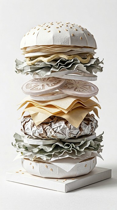Free Paper Burger Sculpture Image - Paper, Sculpture, Burger | Download ...