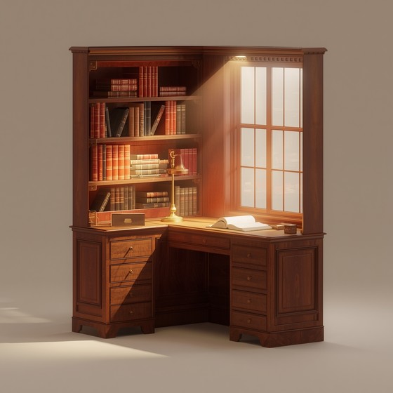 Library Corner Background Free Vintage Library Corner Image - Library, Bookshelf, Desk | Download ...