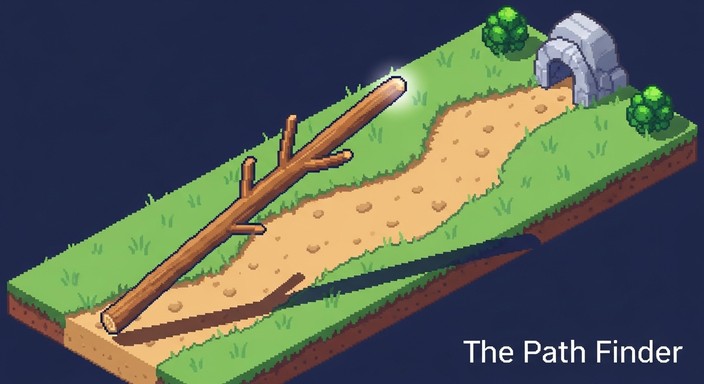 2d Pixelated Path Free Wooden Path Finder Image - Pixelart, Isometric, Path | Download at ...