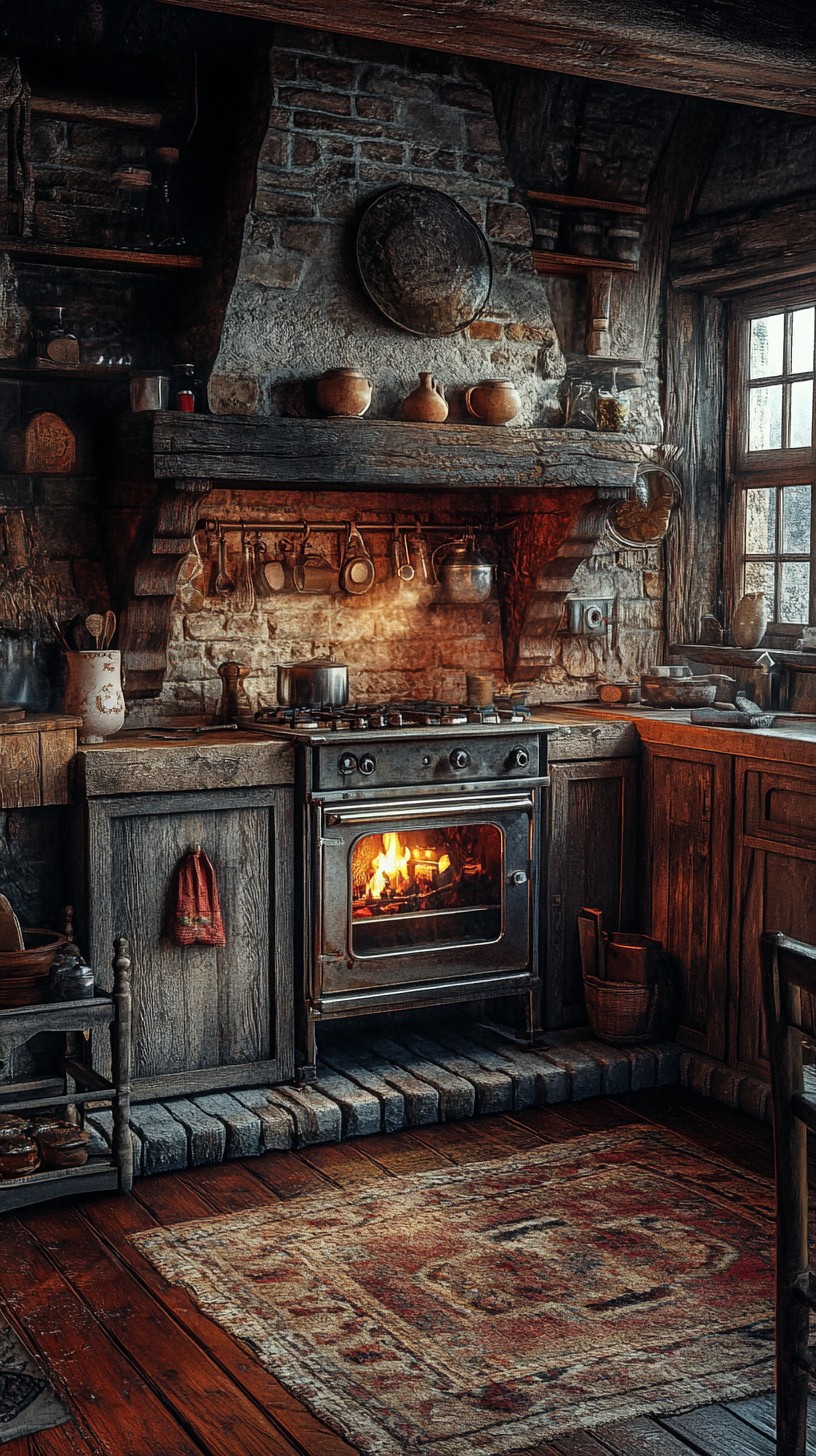 Free Cozy rustic kitchen Image - Cozy, Rustic, Kitchen | Download at ...