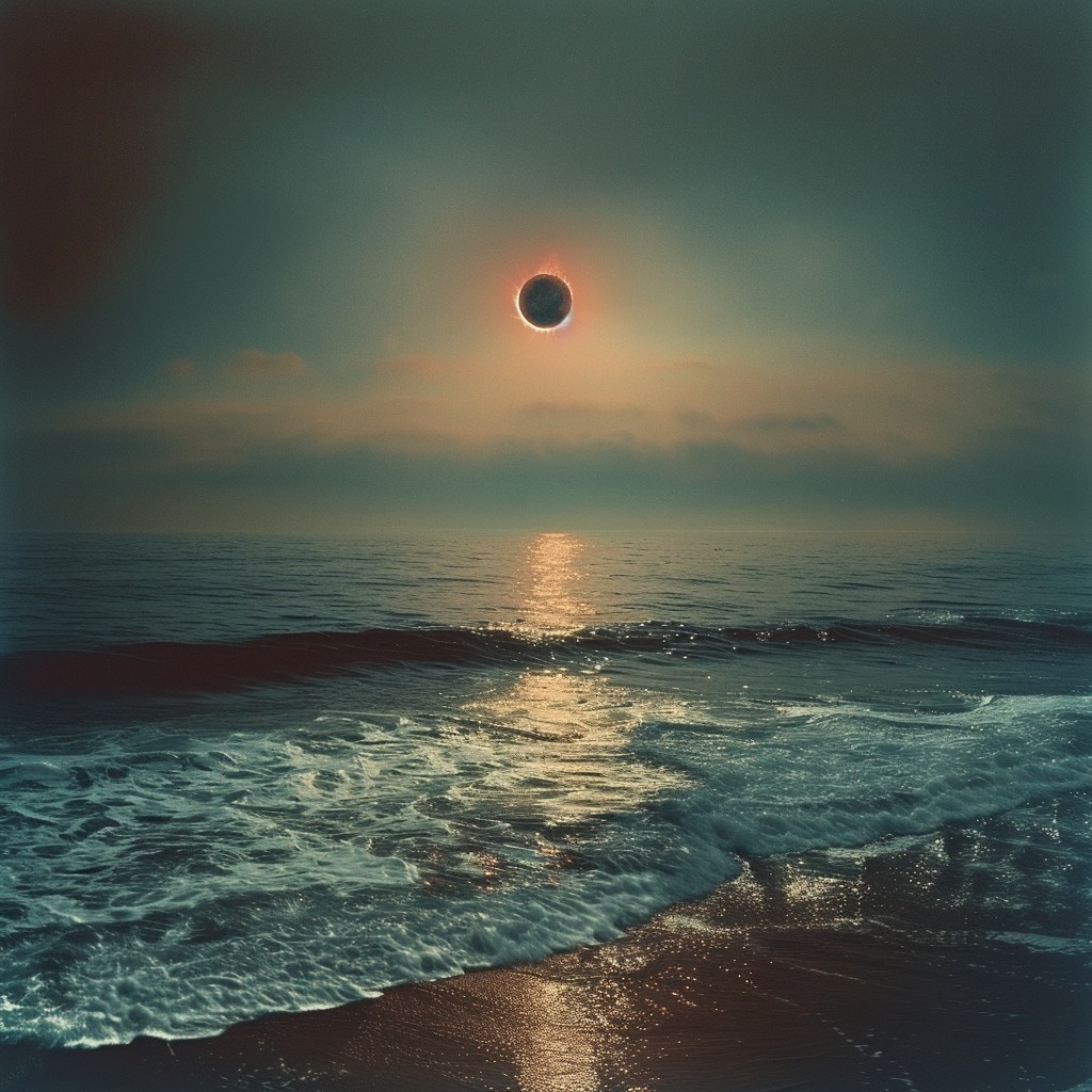 Free Eclipse Over Ocean Image - Eclipse, Ocean, Sunrise | Download at ...