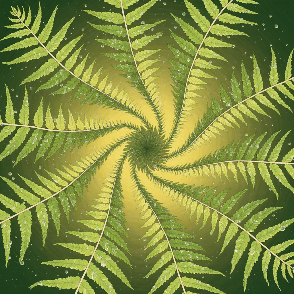 Free Spiraling Fern Mandala Image - Fern, Spiral, Fibonacci | Download ...