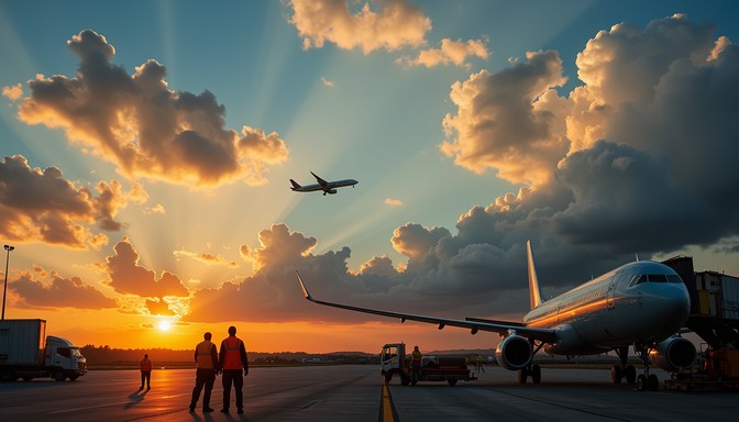 Free Sunset Runway Departure Image - Airport, Airplane, Sunset ...