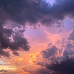 Free Dramatic lightning storm Image - Storm, Sunset, Lightning ...