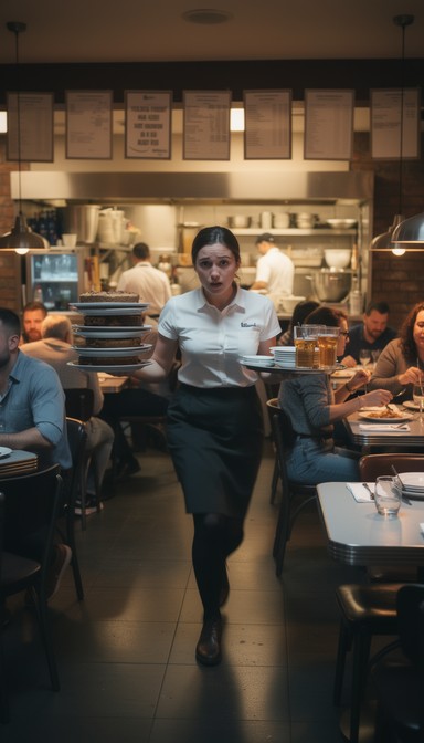 Free Restaurant Rush Hour Image - Waitress, Restaurant, Server ...