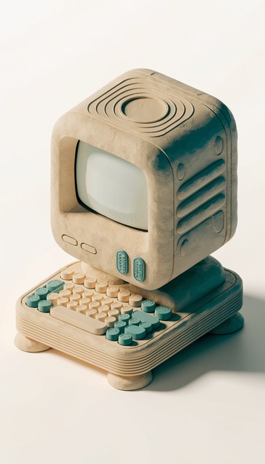 Download Retro Computer Illustration Stock Images for Free | StockCake