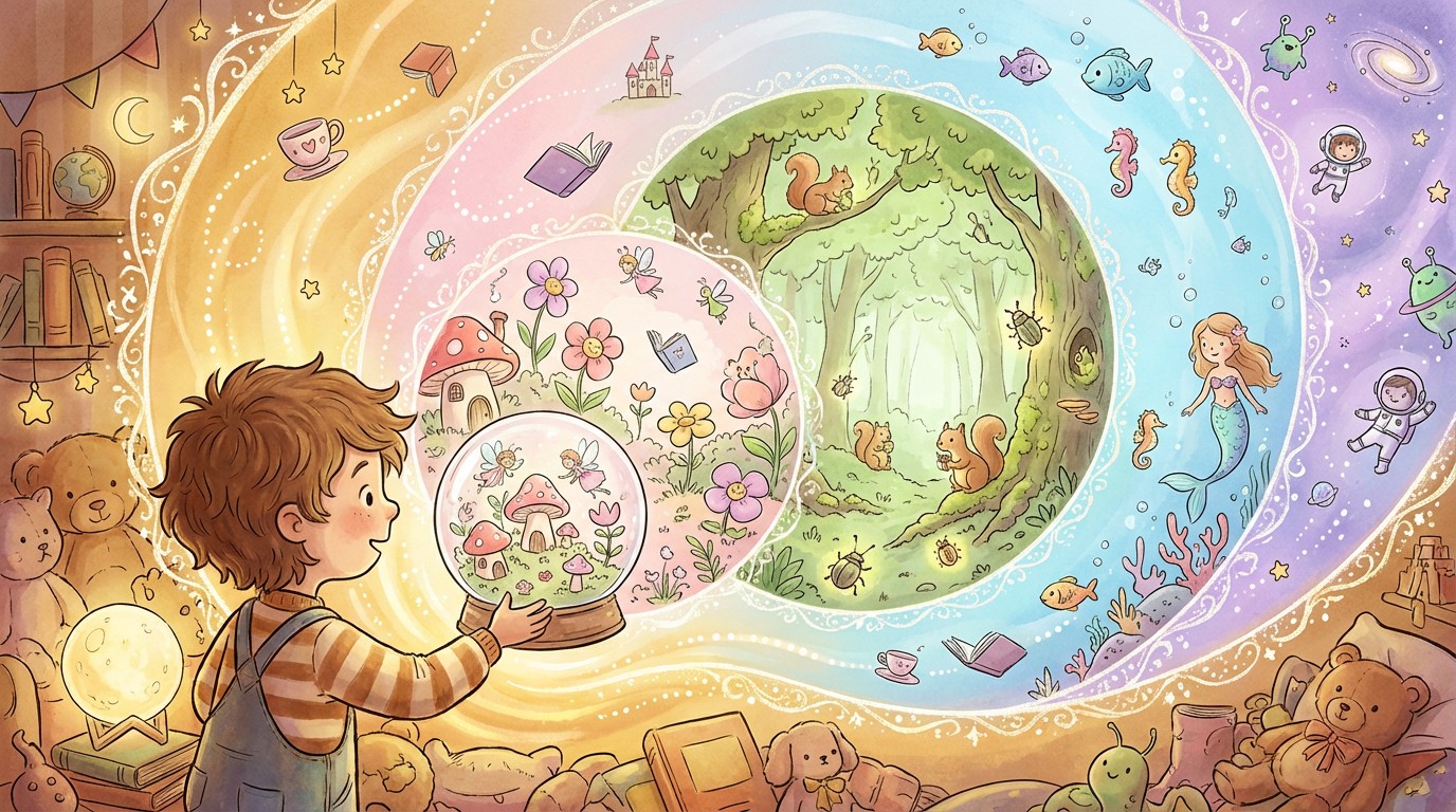 Free Worlds Within Worlds Image - Illustration, Child, Adventure ...