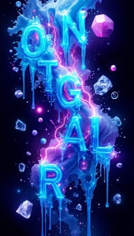 Free Liquid Crystal Typography Image - Typography, Crystal, Surreal ...