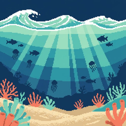 Free Oceanic Depth Exploration Image - Ocean, Underwater, Pixelart ...
